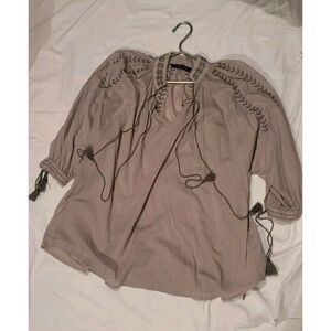 Zara‎ Boho Bohemian Women's Top Sz Small